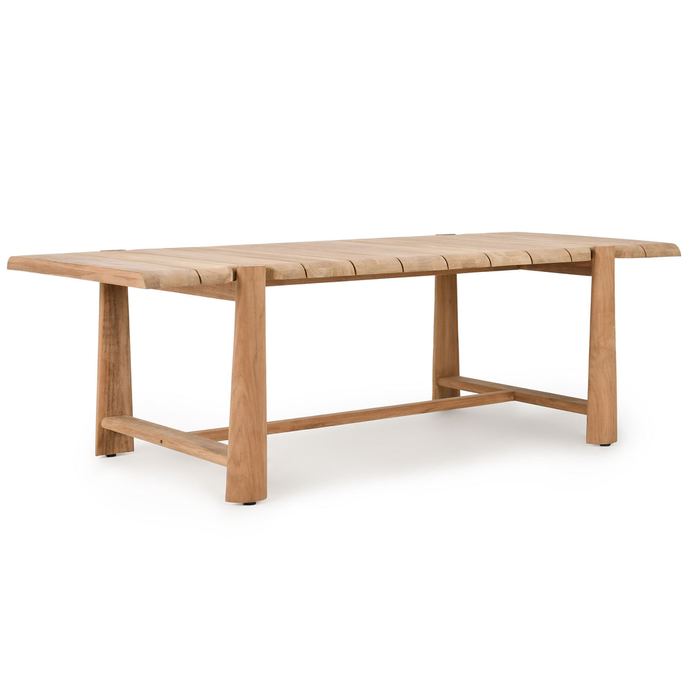 Aston Outdoor Dining Table, Natural-Furniture - Outdoor-High Fashion Home