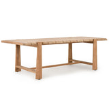 Aston Outdoor Dining Table, Natural-Furniture - Outdoor-High Fashion Home