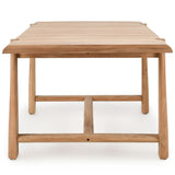Aston Outdoor Dining Table, Natural-Furniture - Outdoor-High Fashion Home