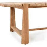 Aston Outdoor Dining Table, Natural-Furniture - Outdoor-High Fashion Home