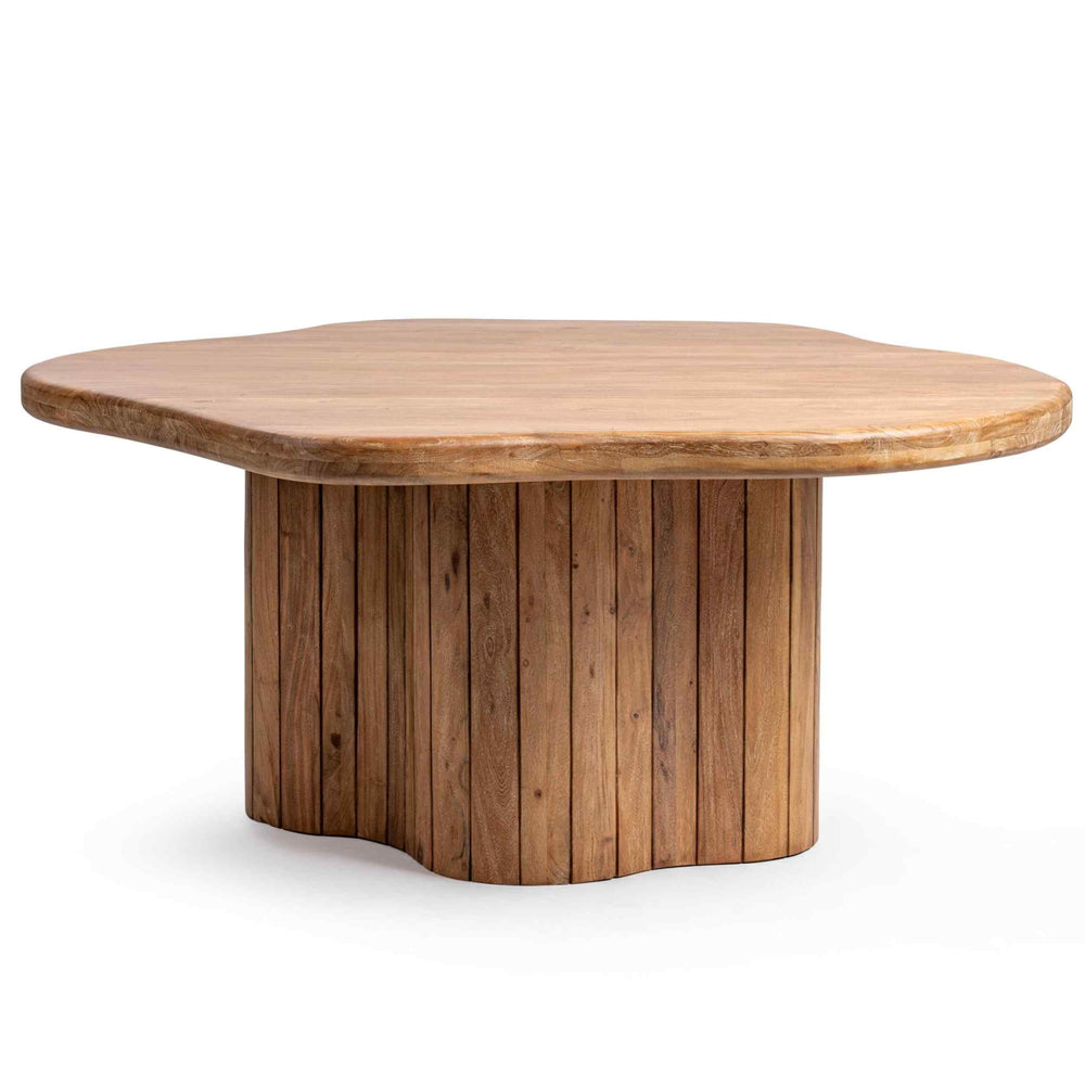 Alvaro Free Form Dining Table, Golden Wheat-Furniture - Dining-High Fashion Home