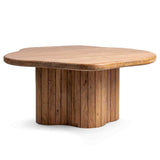 Alvaro Free Form Dining Table, Golden Wheat-Furniture - Dining-High Fashion Home