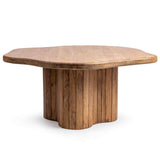 Alvaro Free Form Dining Table, Golden Wheat-Furniture - Dining-High Fashion Home