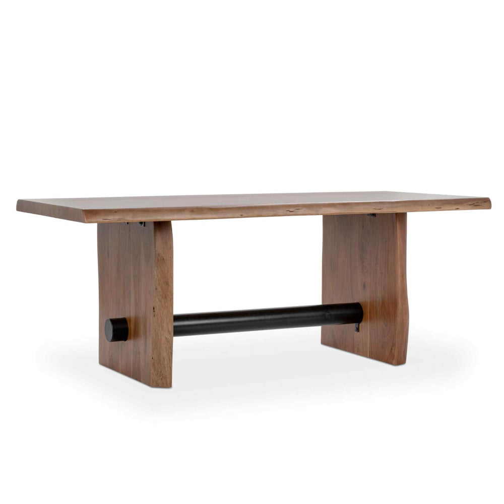 Brinton Rectangle Dining Table, Acorn Brown-Furniture - Dining-High Fashion Home