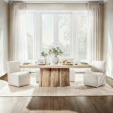 Terra Dining Table, Sandstone Greige-Furniture - Dining-High Fashion Home