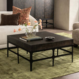 Adela Coffee Table, Rust Noir