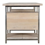 Adele Desk, White Wash-Furniture - Office-High Fashion Home