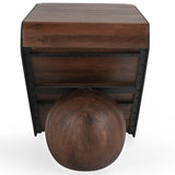 Campbell End Table, Sun Ash-Furniture - Accent Tables-High Fashion Home