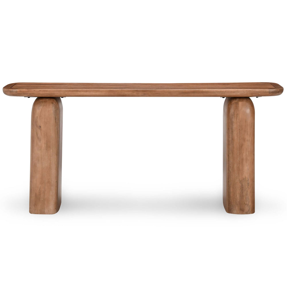 Chloe Console Table, Hickory Brown-Furniture - Accent Tables-High Fashion Home