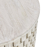 Norwood End Table, Coastal White-Furniture - Accent Tables-High Fashion Home