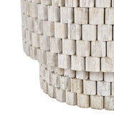 Norwood Round End Table, Coastal White-Furniture - Accent Tables-High Fashion Home