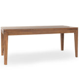 Arno Rectangular Dining Table, Amber Brown-Furniture - Dining-High Fashion Home