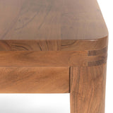 Arno Rectangular Dining Table, Amber Brown-Furniture - Dining-High Fashion Home