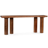 Alto Console Table, Rustic Brown-Furniture - Accent Tables-High Fashion Home