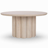 Beau Round Dining Table, Creamwood