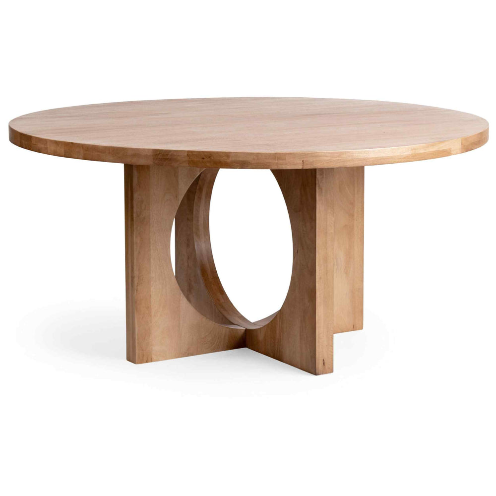 Laguna Round Dining Table, Natural Maple