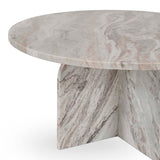 Reilly Round Coffee Table, Rusty Gray-Furniture - Accent Tables-High Fashion Home