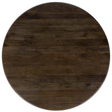 Brookside Round Dining Table, Cocoa Brown