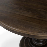 Brookside Round Dining Table, Cocoa Brown
