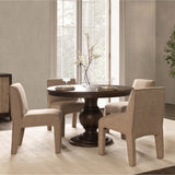 Brookside Round Dining Table, Cocoa Brown