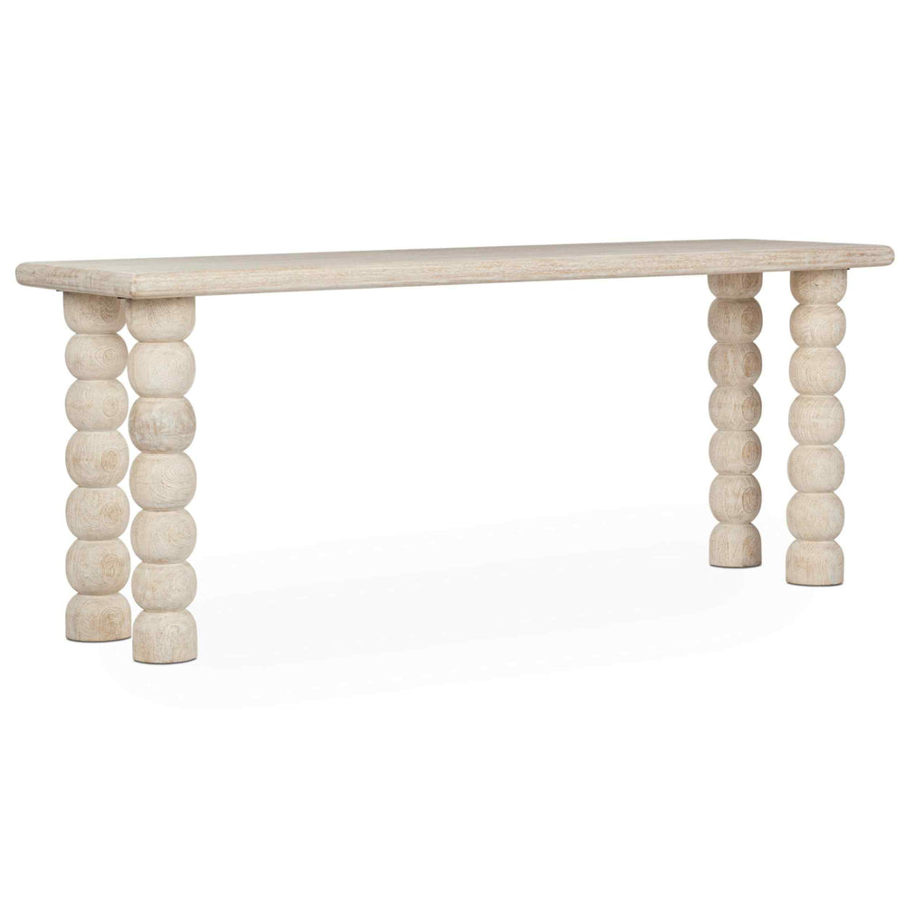 Adir Console Table, Cream-Furniture - Accent Tables-High Fashion Home