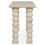 Adir Console Table, Cream-Furniture - Accent Tables-High Fashion Home
