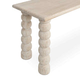 Adir Console Table, Cream-Furniture - Accent Tables-High Fashion Home