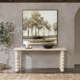 Adir Console Table, Cream-Furniture - Accent Tables-High Fashion Home