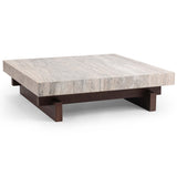 Aya Coffee Table, Riverstone Blend
