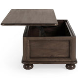Brookside Lift-Top Coffee Table, Cocoa Brown