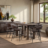 Provence Counter Table, Cocoa Brown