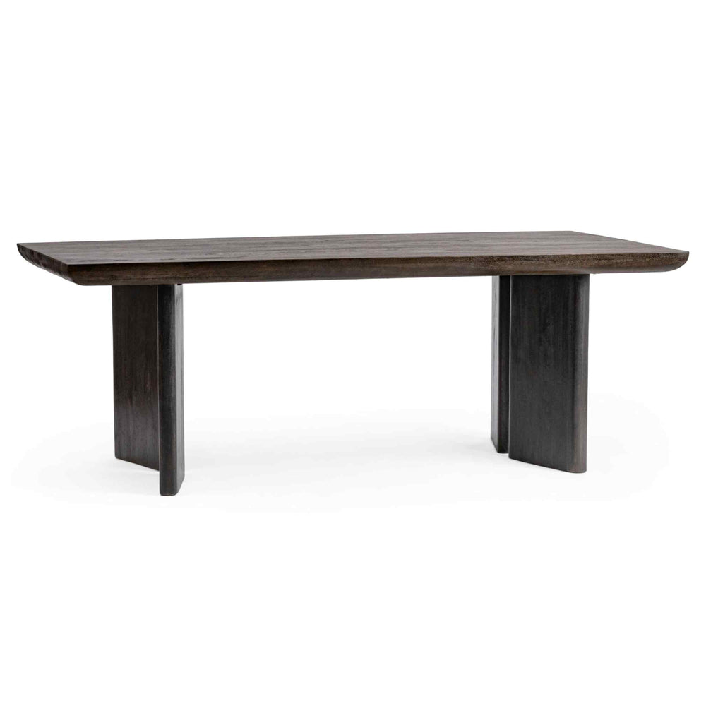 Celadon Rectangular Dining Table, Truffle Brown