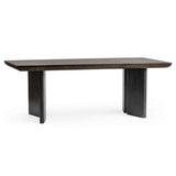 Celadon Rectangular Dining Table, Truffle Brown