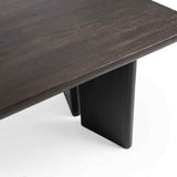 Celadon Rectangular Dining Table, Truffle Brown