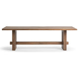 Mantova Rectangular Dining Table, Reclaimed Barnwood