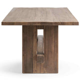 Mantova Rectangular Dining Table, Reclaimed Barnwood