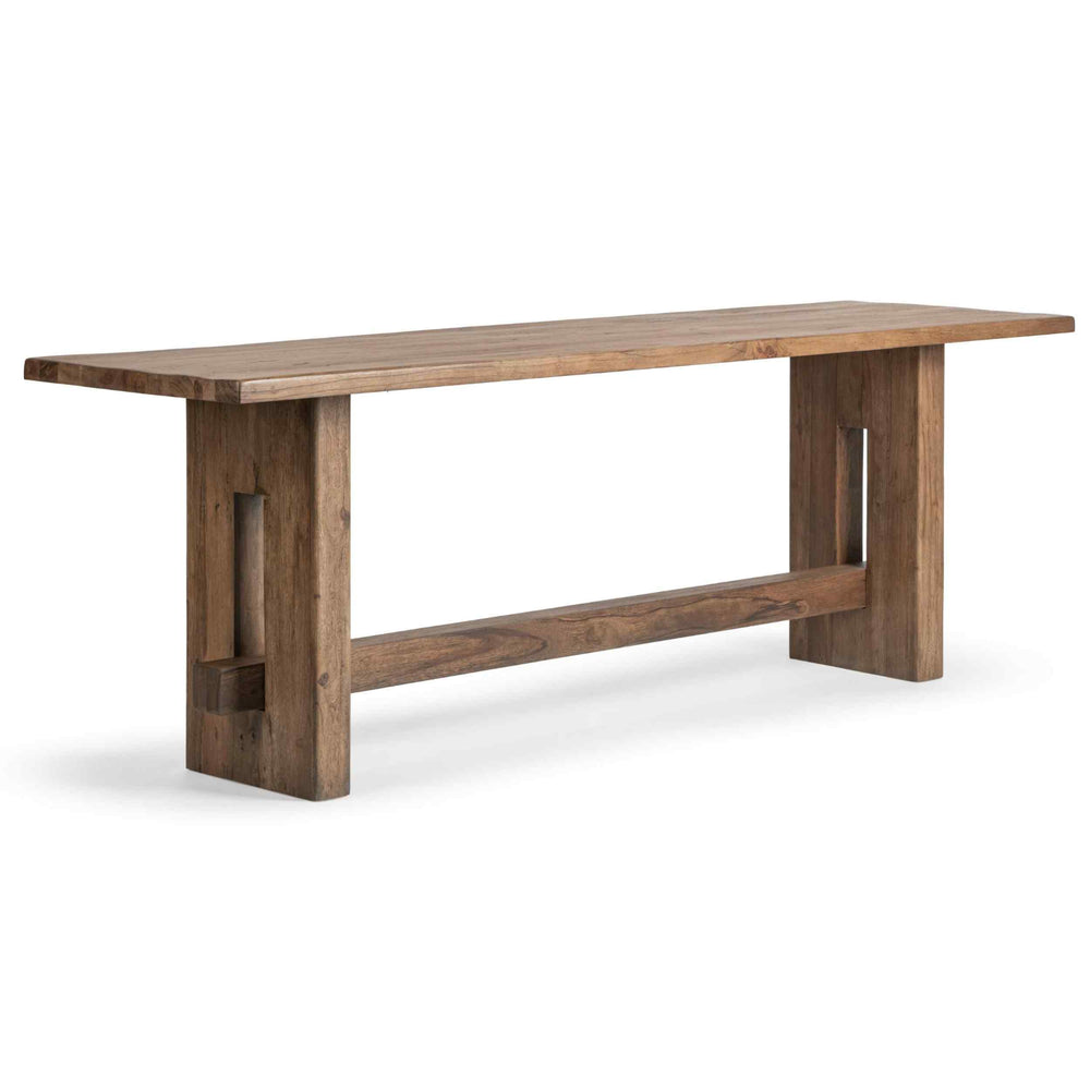 Mantova Rectangular Counter Table, Reclaimed Barnwood