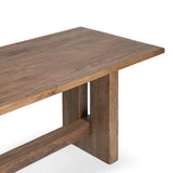 Mantova Rectangular Counter Table, Reclaimed Barnwood