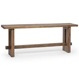 Mantova Console Table, Reclaimed Barnwood