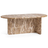 Jaylani Oval Coffee Table, Desert Drift