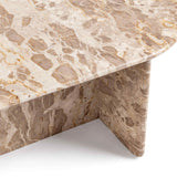 Jaylani Oval Coffee Table, Desert Drift