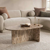 Jaylani Oval Coffee Table, Desert Drift