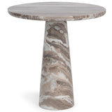 Alcove Round Dining Table, Milan Taupe