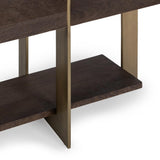 Desmond Console Table, Cocoa Brown