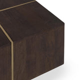 Desmond End Table, Cocoa Brown