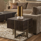 Desmond End Table, Cocoa Brown