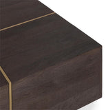 Desmond Coffee Table, Cocoa Brown