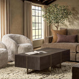 Desmond Coffee Table, Cocoa Brown