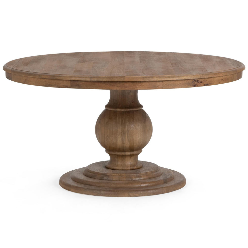 Brookside 60" Round Dining Table, Sandwood