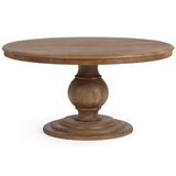 Brookside 60" Round Dining Table, Sandwood